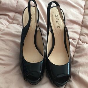 Guess Peep Toe Heels